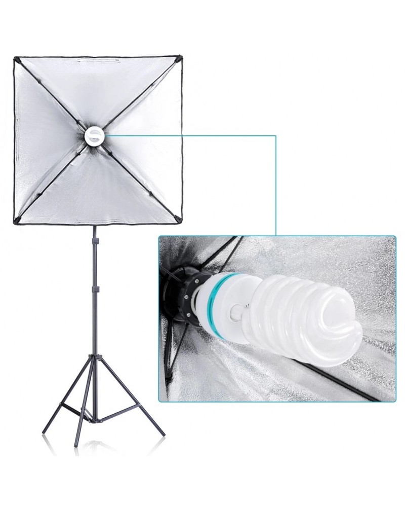 Photo Studio 60x60 Softbox Lighting Kit
